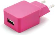 connect it ci 598 usb wall charger 1a colour line pink universal photo