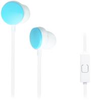 crypto ef 100 in ear handsfree white blue photo