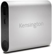 kensington k38219ww 10400mah usb mobile charger silver photo