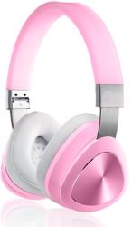 rapoo s700 bluetooth stereo nfc headset pink photo