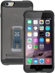 armor x rugged case with kickstand cx mi6p for apple iphone 6 plus gun metal grey photo