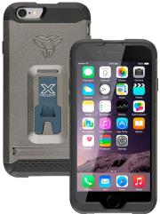 armor x rugged case with kickstand cx mi6 for apple iphone 6 gun metal grey photo