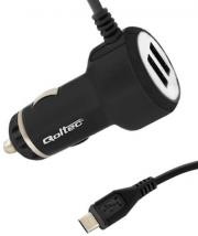 qoltec 50028205w car adapter charger 205w 5v 41a micro usb universal photo