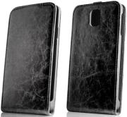 greengo leather case exclusive for apple iphone 4 black photo