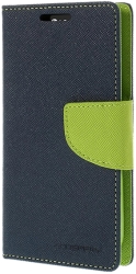 mercury fancy diary case for apple iphone 6 navy blue lime photo