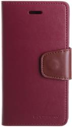 mercury sonata diary case for apple iphone 6 red brown photo