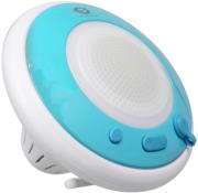 conceptronic wireless waterproof floating speaker light blue photo