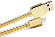 remax charging cable micro usb 1m gold photo