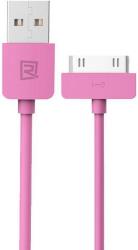 remax light charging cable for apple iphone 4 1m pink photo
