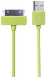 remax light charging cable for apple iphone 4 1m green photo