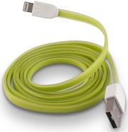 forever usb cable for apple iphone 5 6 7 green silicone flat box photo