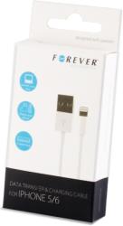 forever usb cable for apple iphone 5 6 7 8 x white box photo