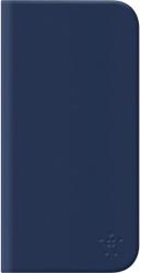 belkin folio flip wallet for apple iphone 6 plus 6s plus blue retail photo