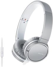 sony mdr zx660apw smartphone capable headphones white photo