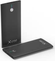 xlayer powerbank streamline polymer black 8000mah smartphones tablets photo