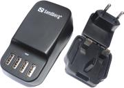 sandberg 4in1 440 87 usb ac charger 68a eu uk universal photo