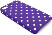 sandberg cover iphone 4 4s dot pattern purple photo