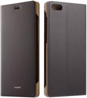 huawei flip cover for p8 brown photo