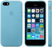 apple faceplate leather for iphone 5 5s se mf044 blue photo