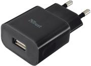 trust 19160 5w wall charger black universal photo