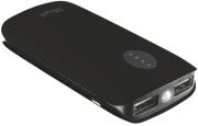 trust 20381 leon powerbank 5200 portable charger black photo