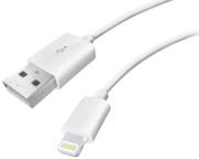 trust 20348 lightning cable 2m white photo