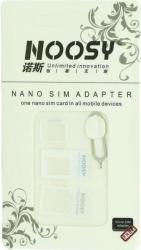 noosy 4in1 sim adapter set nano micro white standard sim card sim opening tool photo