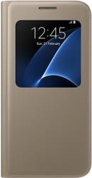 samsung cover s view ef cg930pf for galaxy s7 gold photo