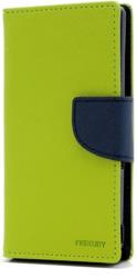 mercury fancy diary flip case samsung a3 lime navy photo