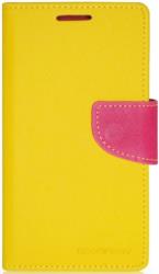 fancy diary flip case mercury samsung i9505 i9515 0 s4 yellow pink photo