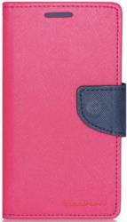 fancy diary case mercury lg f70 pink navy blue photo