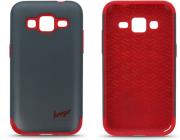 beeyo synergy case for samsung j100 grey red photo