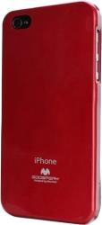 mercury jelly case for apple iphone 4 4s red photo