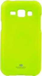 mercury jelly case for samsung j100 lime photo