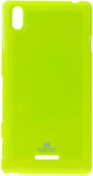 mercury jelly case for sony xperia t3 lime photo