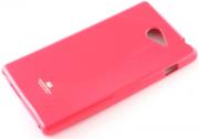 mercury jelly case for sony xperia m2 hot pink photo