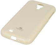 mercury jelly case for samsung i9500 s4 gold photo