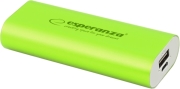 esperanza emp105g power bank hadron 4400mah green photo