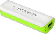 esperanza emp103wg power bank joule 2200mah white green photo