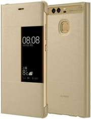 huawei view flip cover for p9 plus gold photo