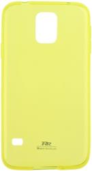 roar 03mm silicone case tpu for samsung galaxy s5 g900 yellow photo