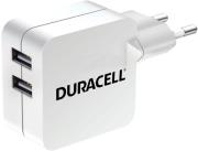 duracell charger dual usb 24a 24a white universal photo
