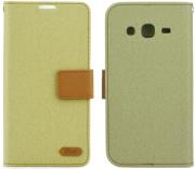 roar simply life flip case for samsung galaxy j2 2016 khaki photo