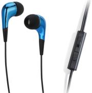 meliconi 497432 mysound stereo headphones with microphone blue photo