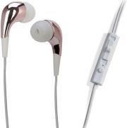 meliconi 497433 mysound stereo headphones with microphone rose gold photo