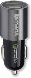 4smarts rapid qualcomm in car charger glossy silver universal photo