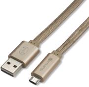 4smarts gleamcord charge notice micro usb data cable 1m gold photo