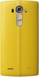 lg leather battery cover cpr 110 for lg g4 yellow photo