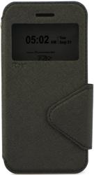 roar fancy diary flip case for apple iphone 7 black photo