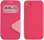 roar fancy diary flip case for apple iphone 7 pink photo